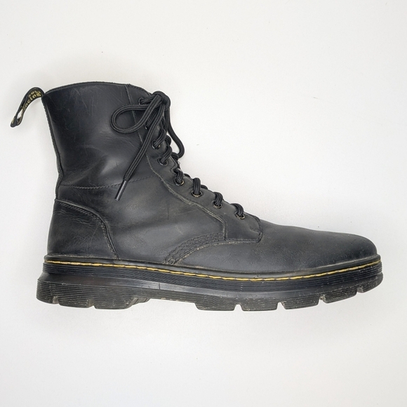 Dr. Martens boot 8 eye combs leather casual lace up men's size 11 - Picture 1 of 8